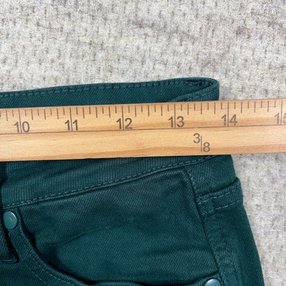 Judy Blue Jeans Women 7 28 Green Wide Leg Crop Tummy Control Garment Dyed - Picture 10 of 13